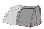 Fox Ultra Brolly Extension (Spares Only) Groundsheet