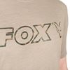 cfx233_238_fox_khaki_marl_t_shirt_front_logo_detailjpg