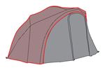 Fox Retreat Brolly System inc. Vapour Infill Cover